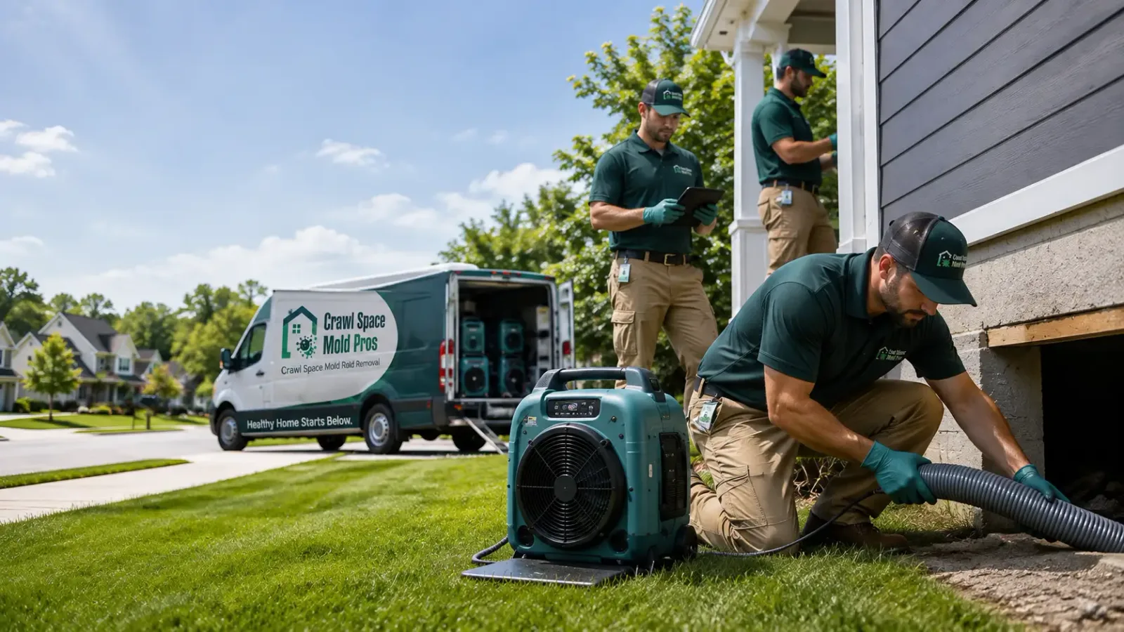 Crawl Space Mold Removal in Mantua, OH